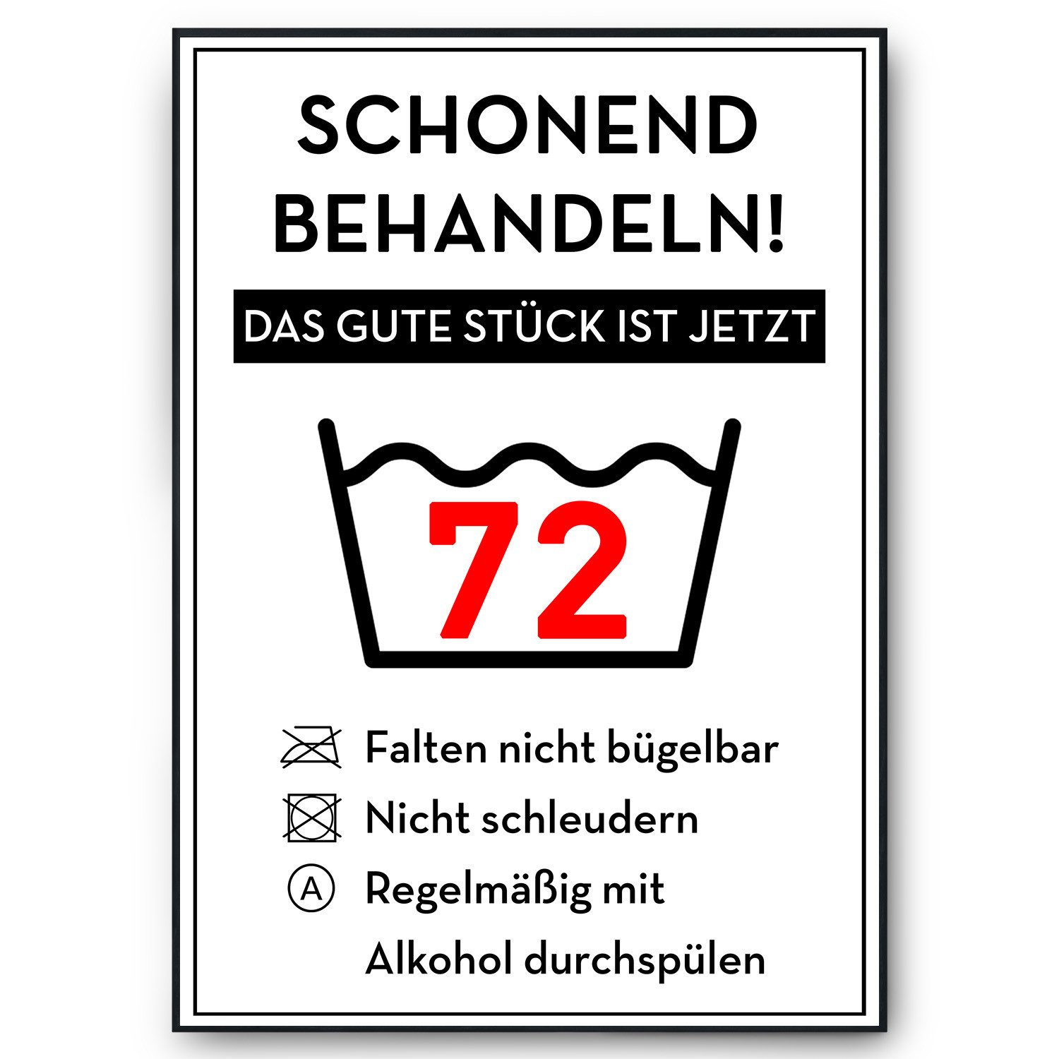 Tigerlino Poster Geburtstag Geschenk Urkunde Lustig günstig online kaufen