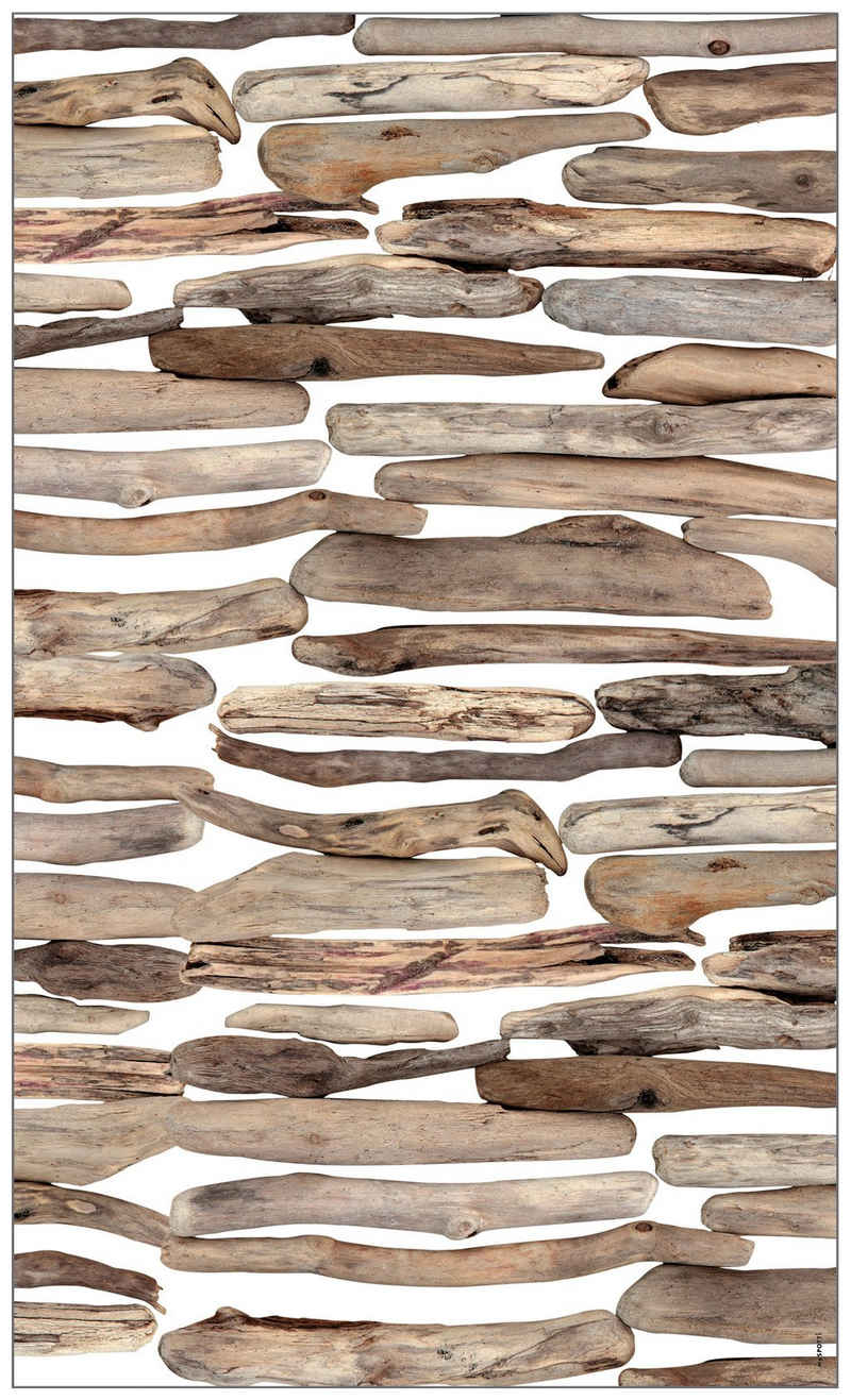 Fensterfolie Look Driftwood, MySpotti, halbtransparent, glatt, 60 x 100 cm, statisch haftend