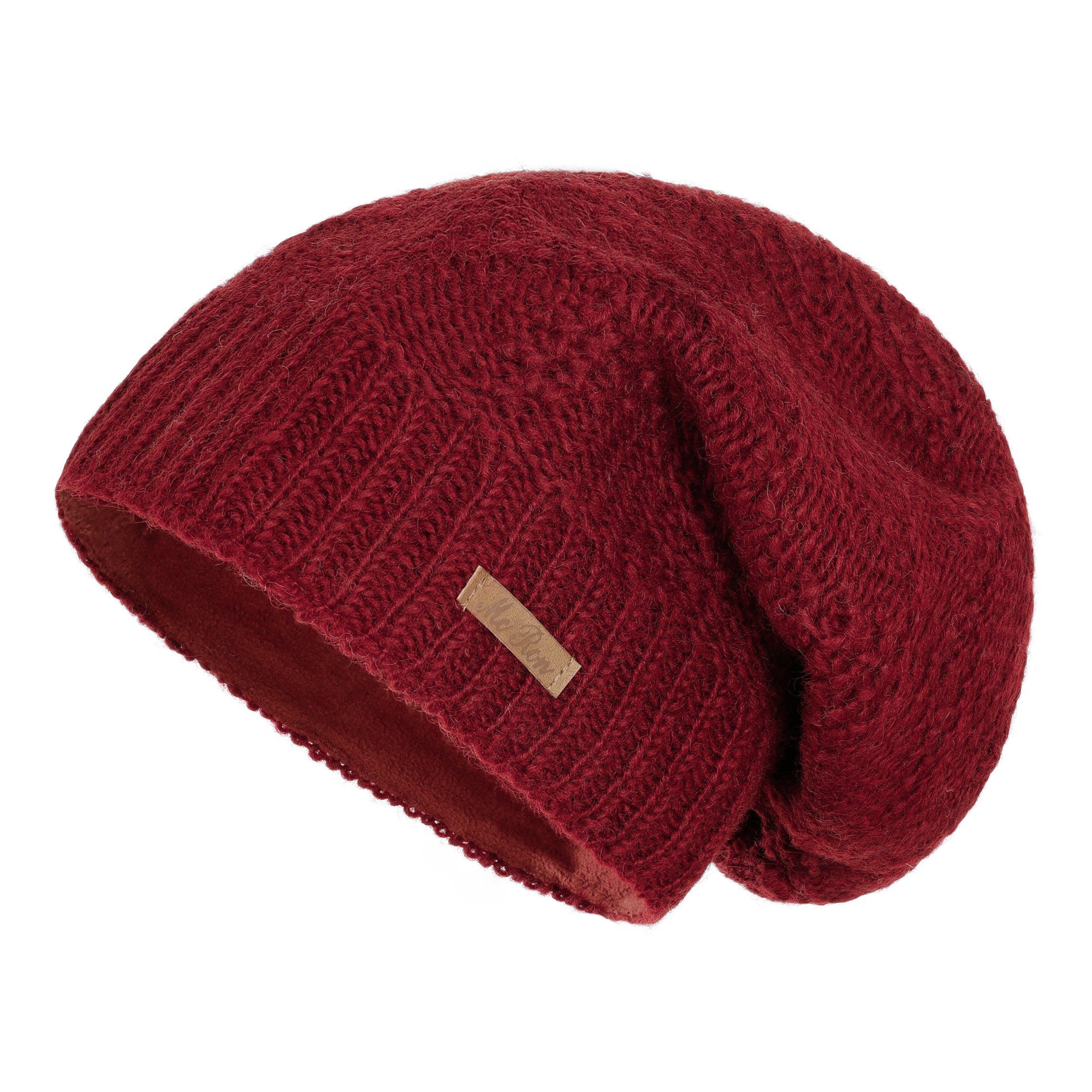 McRon Beanie Wollmütze Modell Lina gefüttert günstig online kaufen