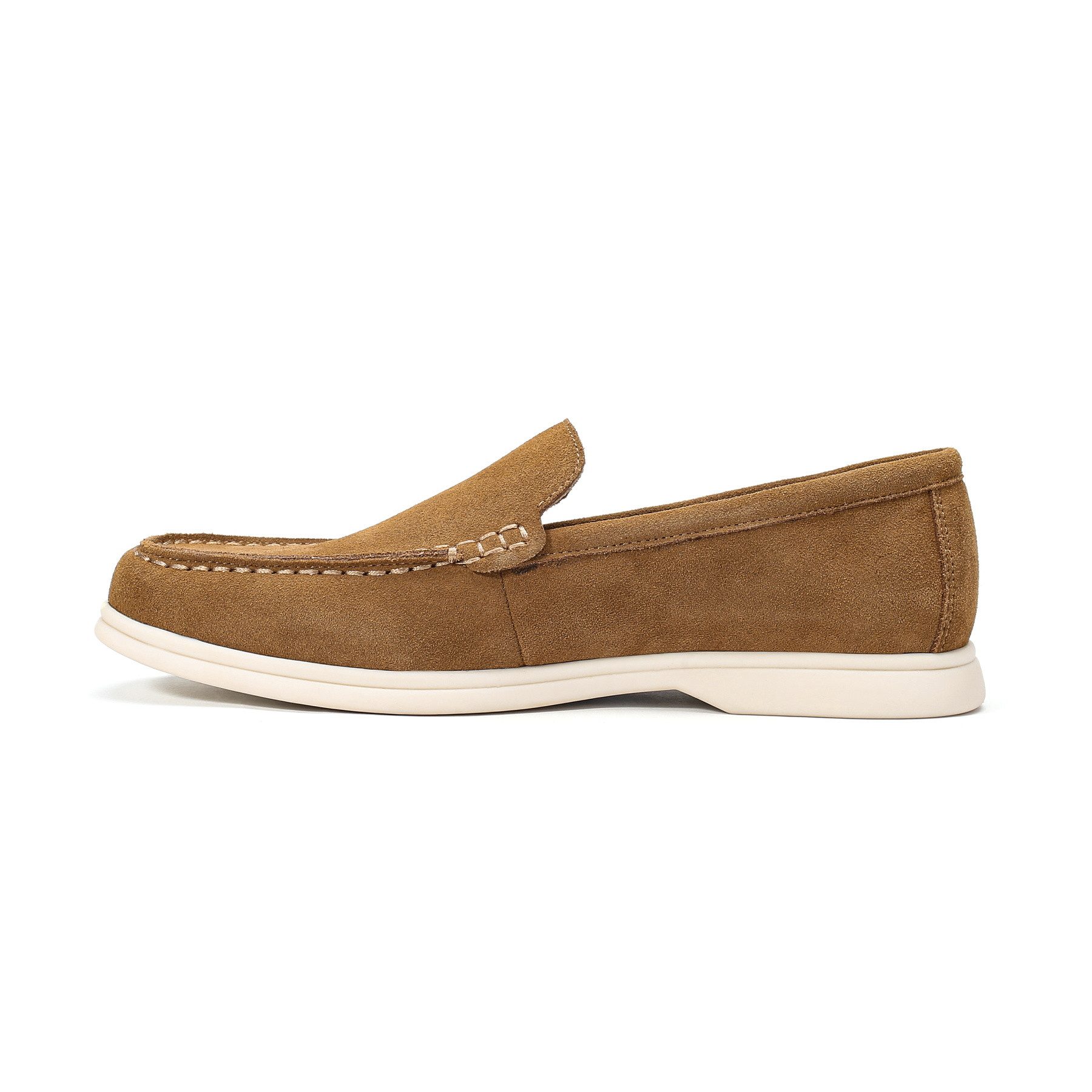 Allthemen Slip-On Sneaker Herren Loafers aus Suede Veloursleder Bequeme Slip-On-Slipper