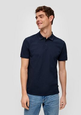 QS Poloshirt Polo-Shirt Kragen, Knöpfe, Regular fit, kurzarm, 2er Pack