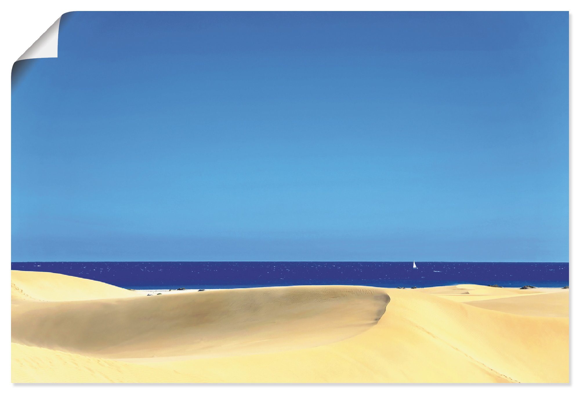 Größen Gran Alubild, Canaria, Poster Playa Inglés als Europa St), in Wandaufkleber Wandbild Del versch. Artland Leinwandbild, oder (1 auf