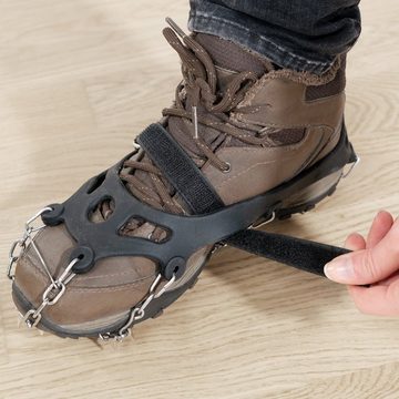 Navaris Spikes Schuhkrallen für Schuhe - Silikon Schuhspikes mit Edelstahl Ketten (1-tlg)