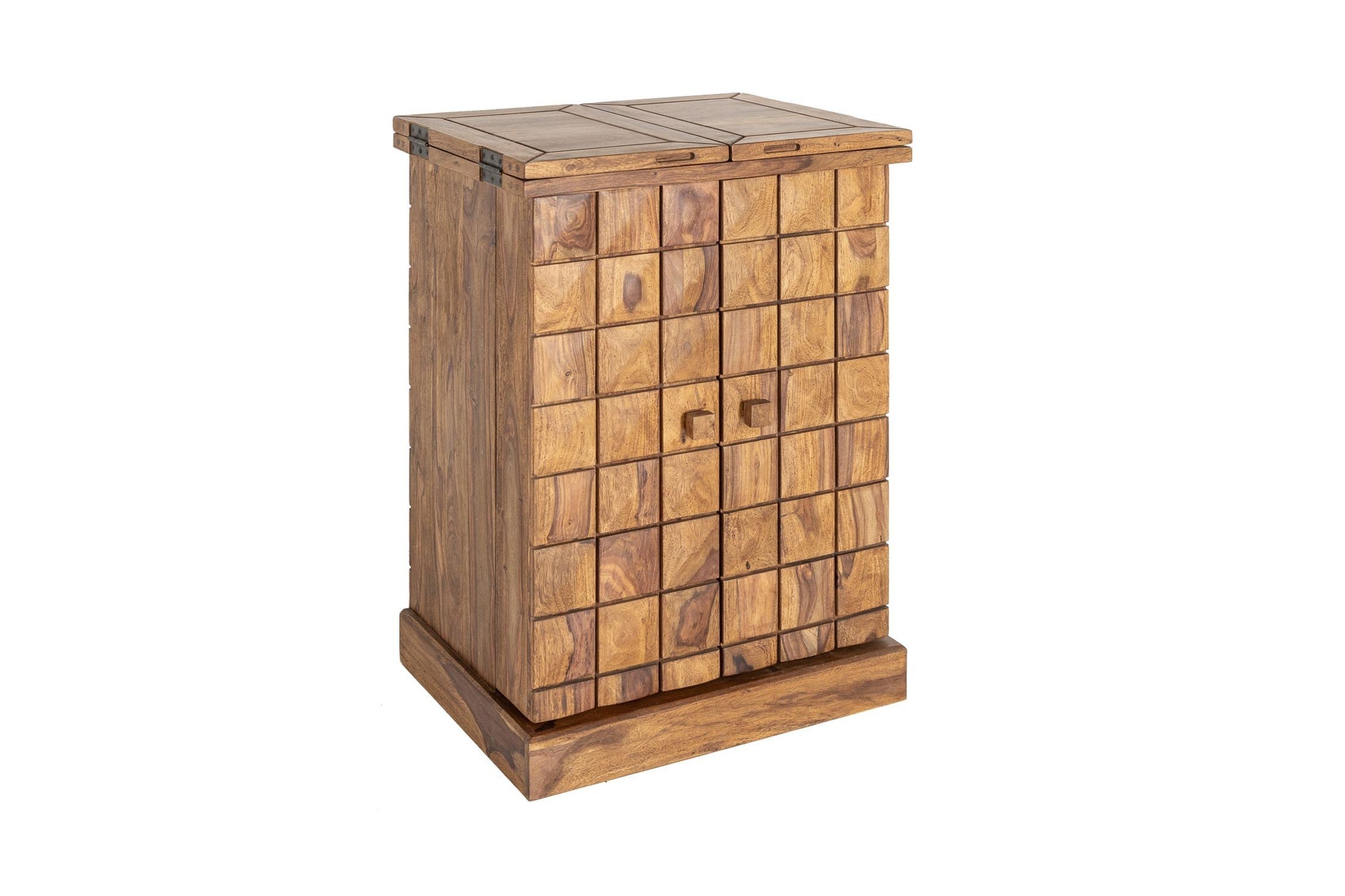 Licht-Erlebnisse Barschrank MARIS Holz aufklappbar B: 650-1300 cm H: 90 cm massiv