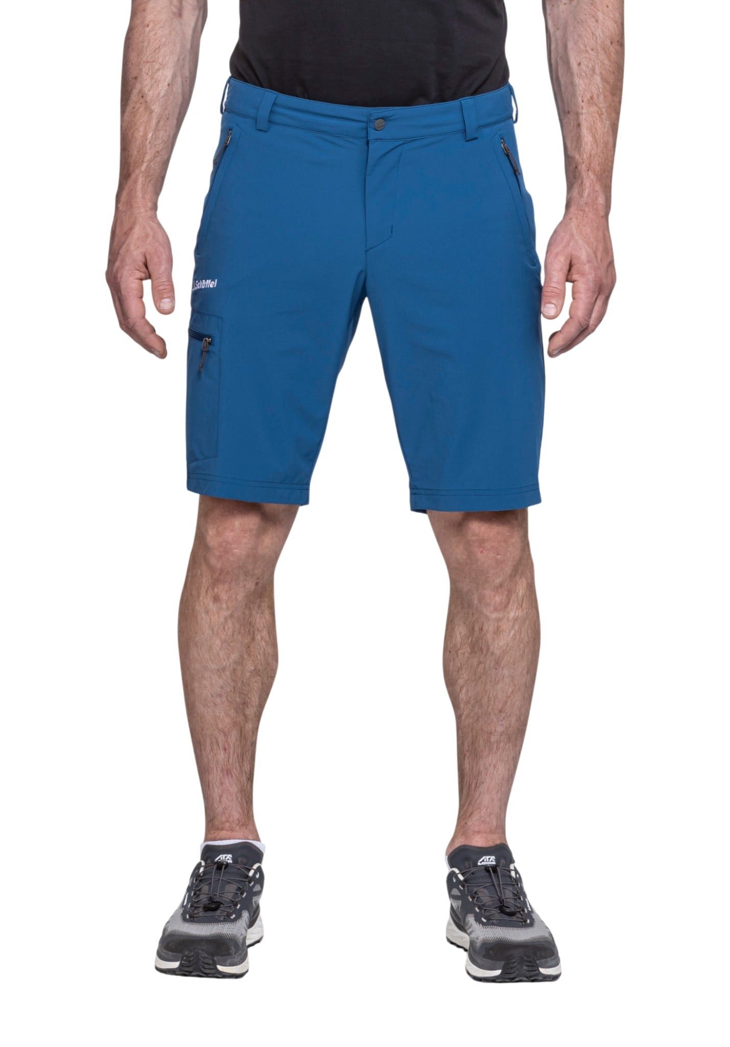 Schöffel Trekkinghose Wanderhose Folkstone (Trekking, 4-Wege Stretch) kurz royalblau Herren