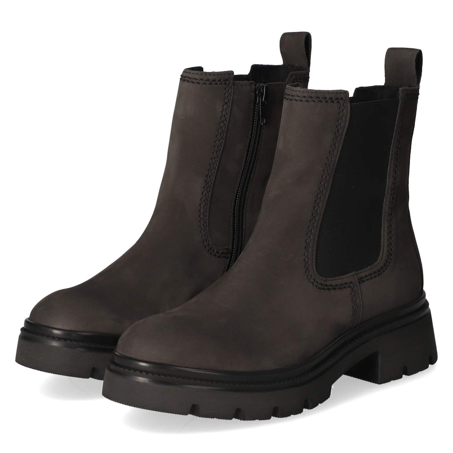 Gabor Gabor 8021.01.004 Damen Rauleder grey Schlupfstiefel