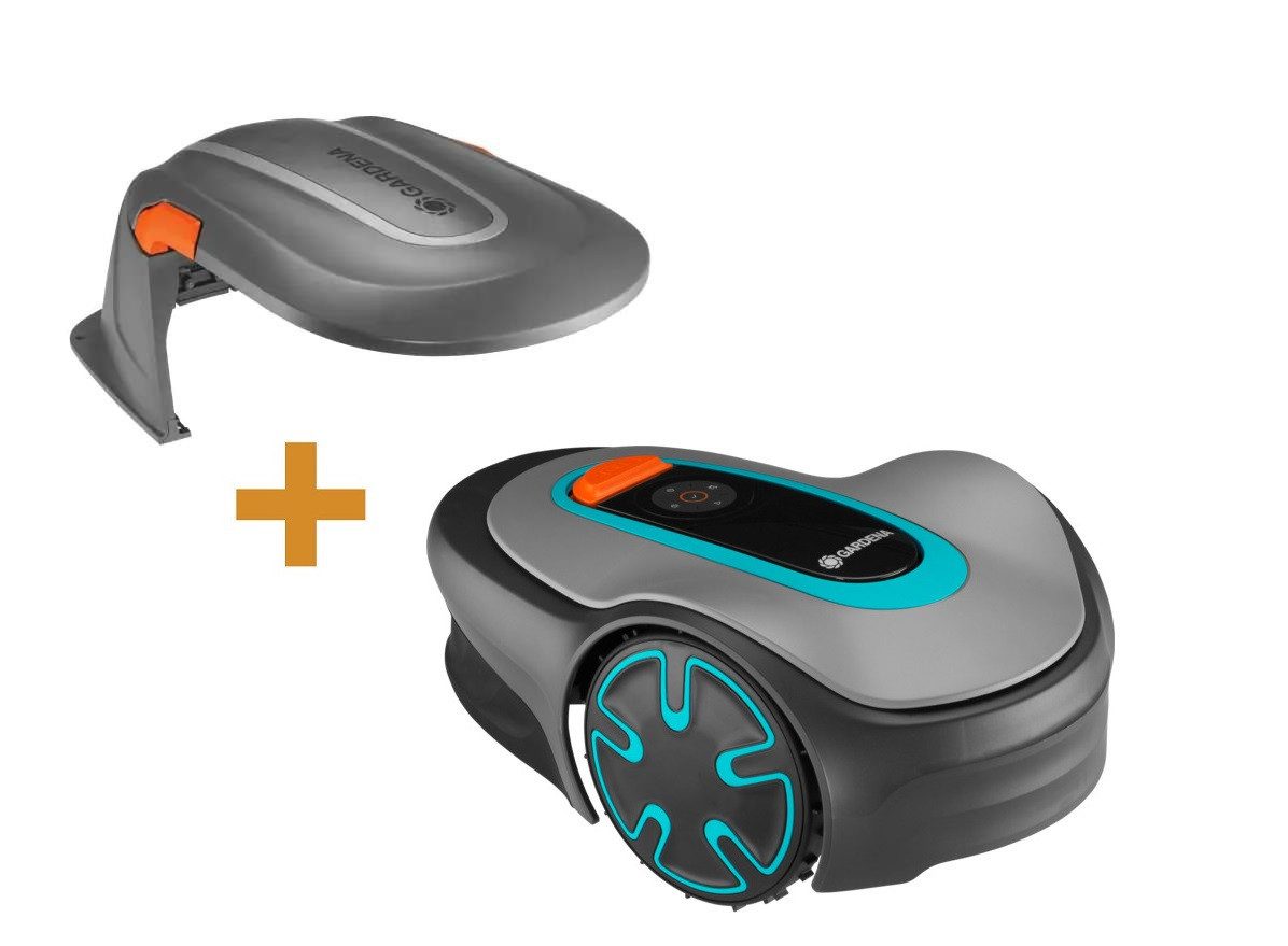 GARDENA Rasenmähroboter Gardena Mähroboter SILENO minimo 420 Aktionsset 16