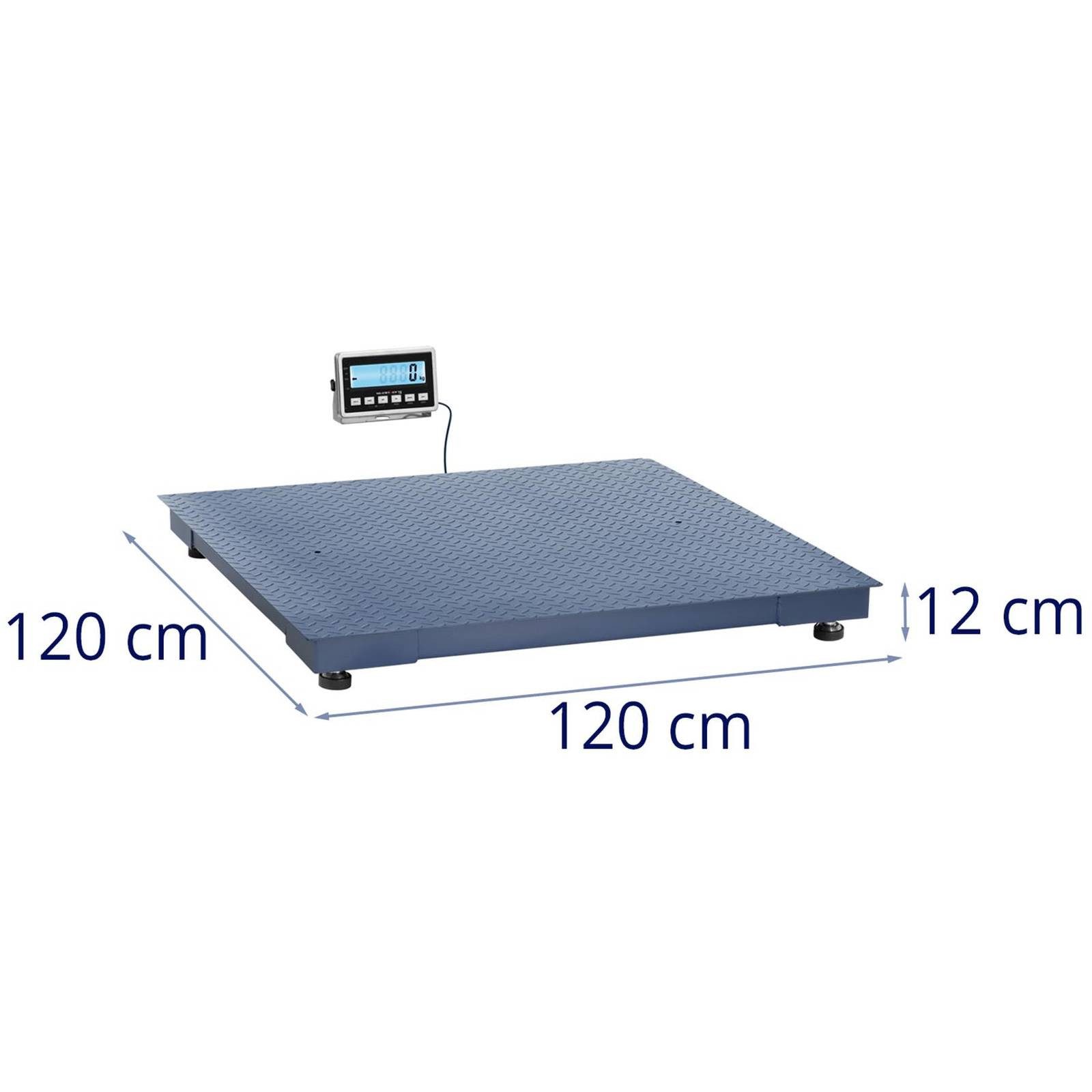 Steinberg Systems Präzisionswaage Bodenwaage 3 t / 1 kg Industriewaage 120x120 cm Schwerlastwaage Paket – Bild 5 von 5