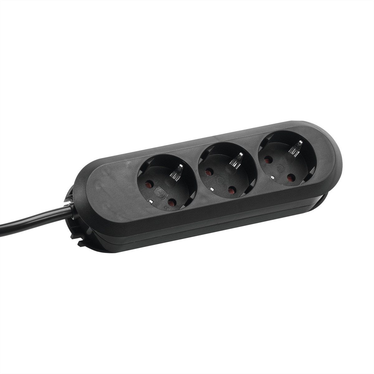 Bachmann SMART Steckdosenleiste 3x Schutzkontakt Steckdosenleiste (Kabellänge 5 m), 387.172