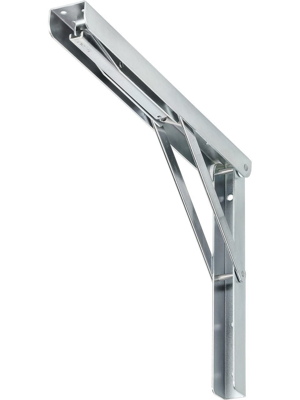 Vormann Wandregalhalter Vormann Multiline Klappträger verzinkt 30 x 20 cm