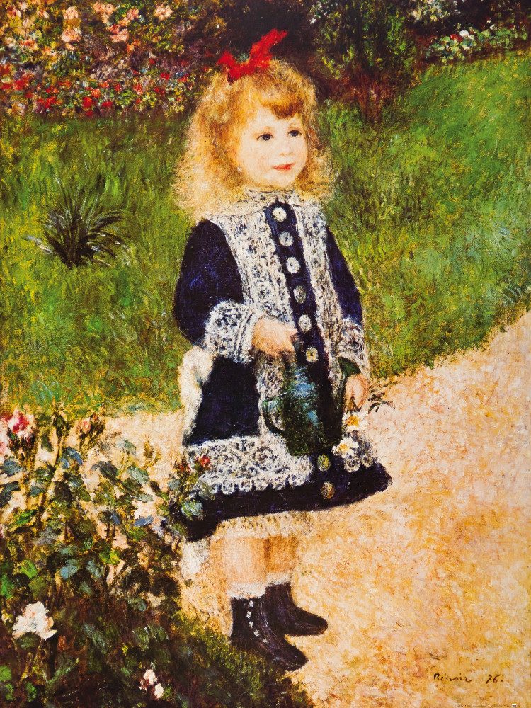 Poster Pierre Auguste Renoir Kunstdruck Bild - Mädchen Mit