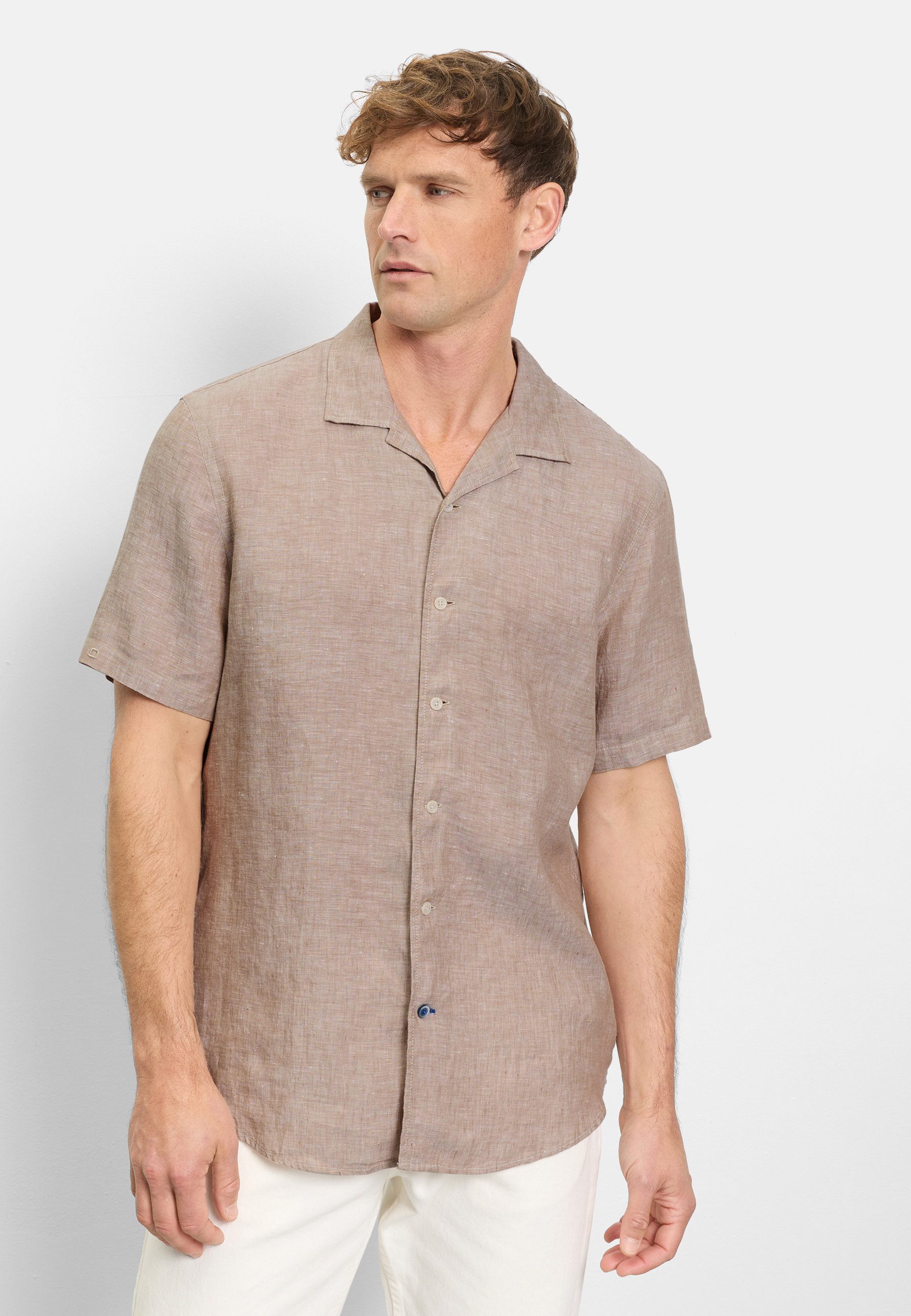 OLYMP Kurzarmhemd OLYMP Casual, regular fit, Reverskragen