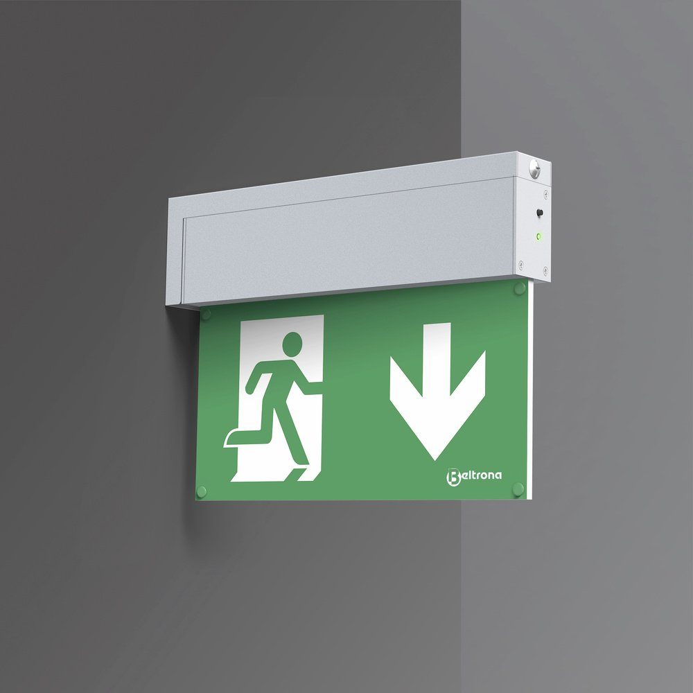 Beltrona Warnschild Beltrona MEXM82502 LED Fluchtweg-Notbeleuchtung Wandauslegermontage