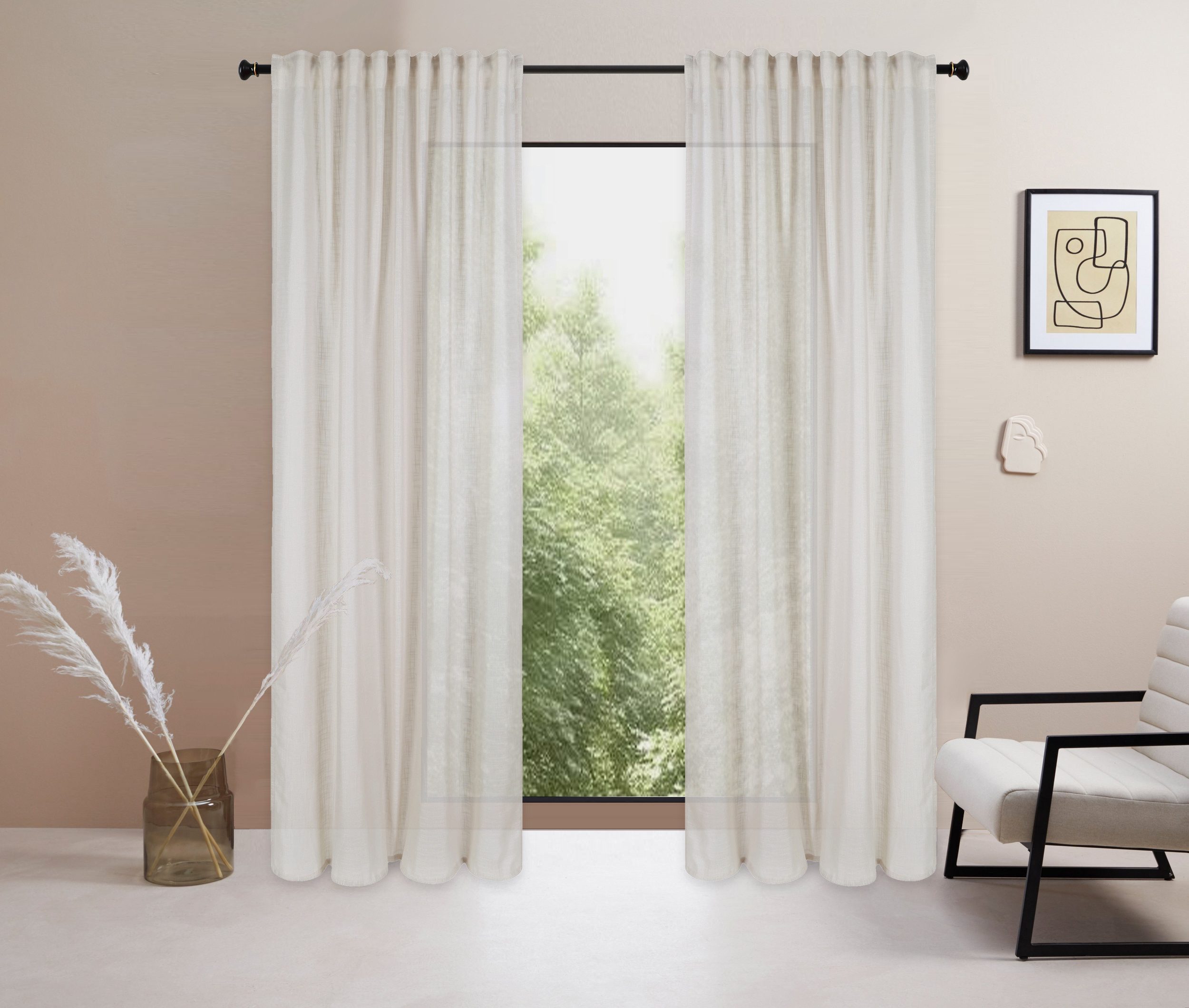 LeGer Home by Lena Gercke Gardine Marusha (1 St), Multifunktionsband, halbt günstig online kaufen