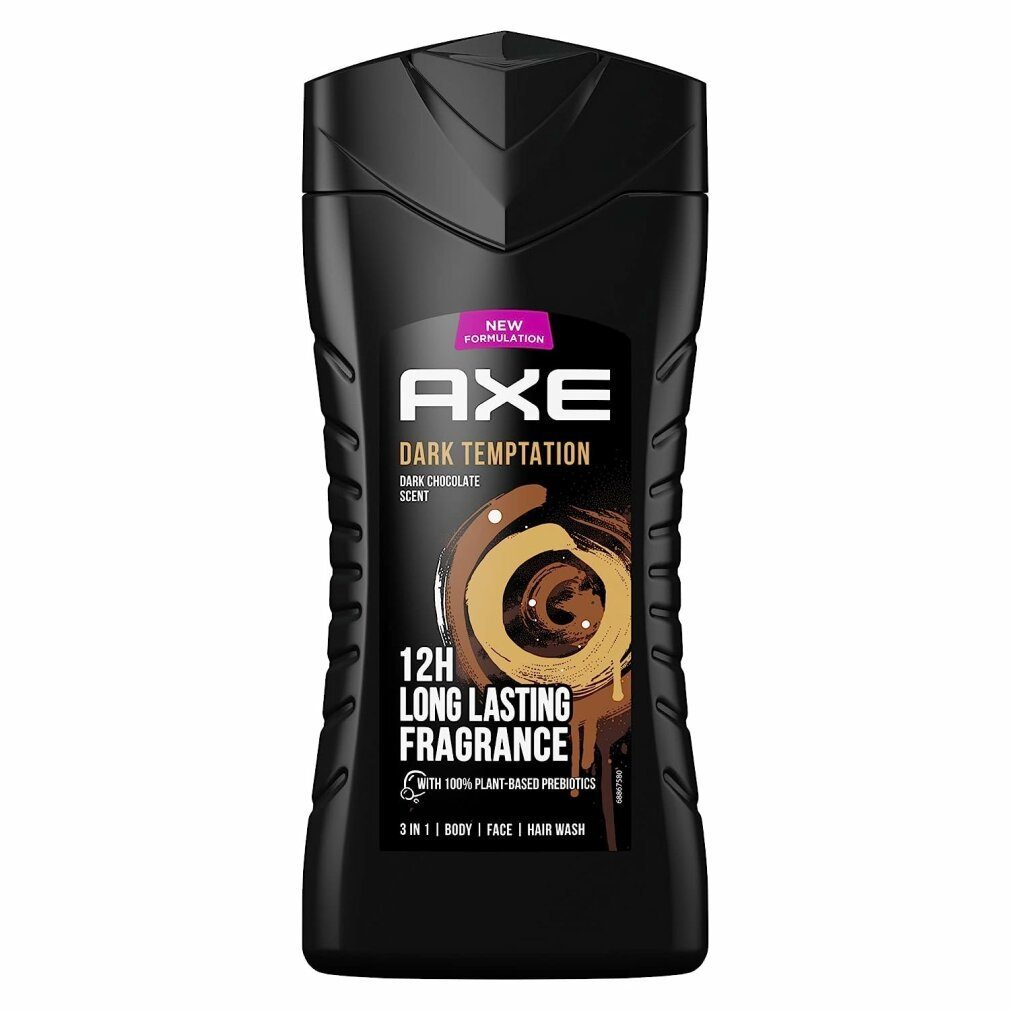 axe Duschgel Dark Temptation Men Body Amber, Chocolate, Red Pepper 250ml Shower Gel