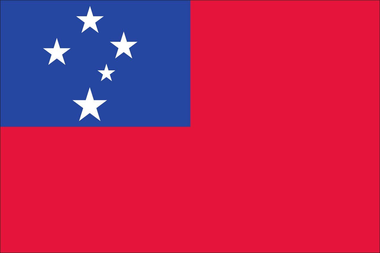 flaggenmeer Flagge Samoa 80 g/m²