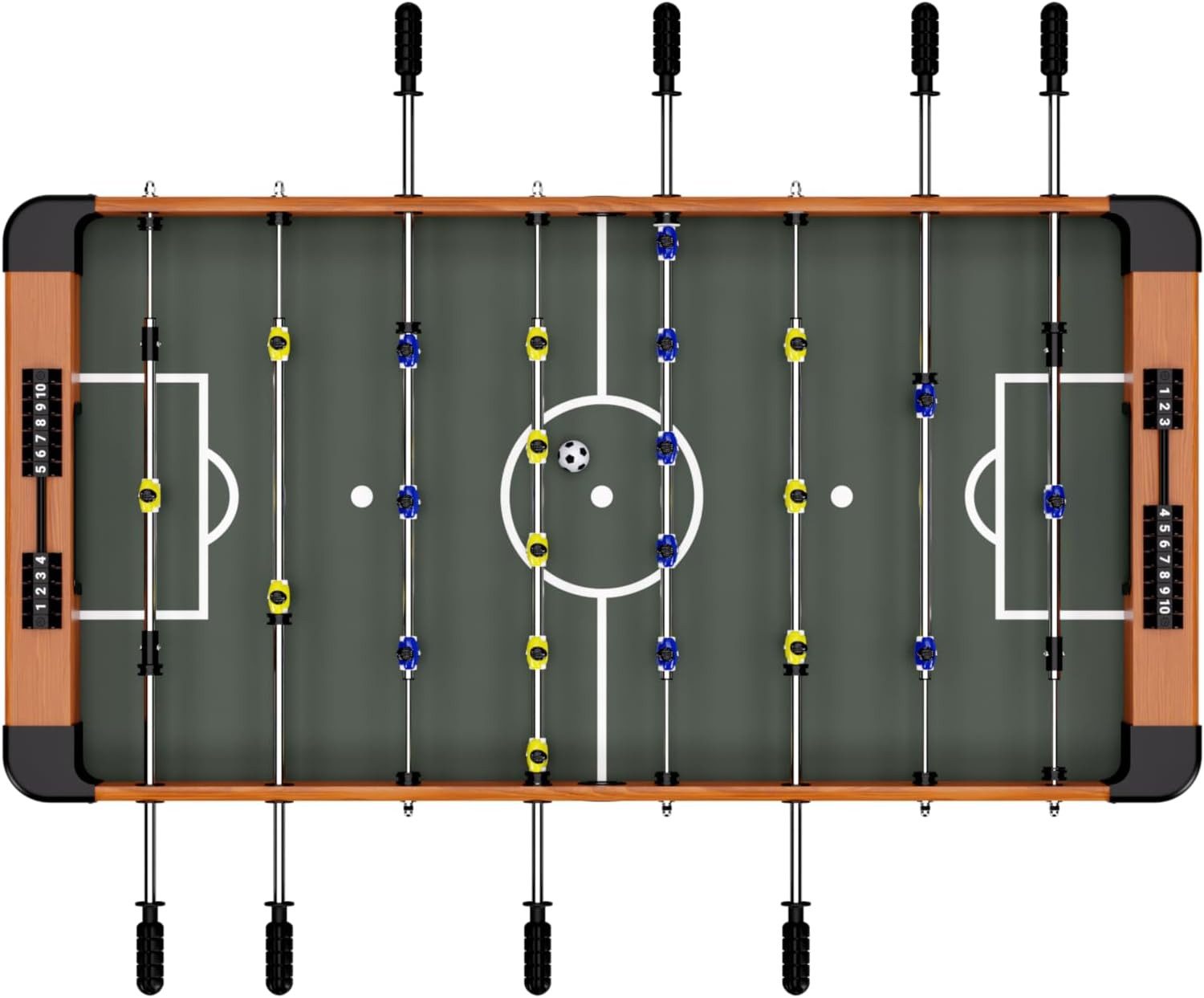 Carromco Multifunktionstisch Campus-XT 9-in-1 Multispieltisch, Billard, Kicker, Tischtennis & mehr, Inkl. Zubehör - 122 x 62 x 85 cm