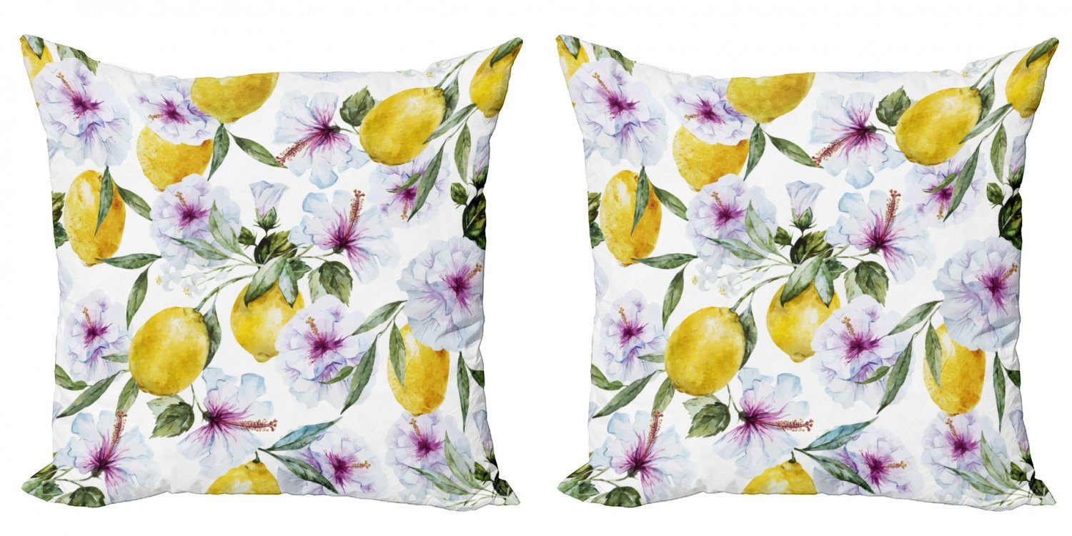 Ernte-Aroma (2 Digitaldruck, Modern Frühling Blumen Stück), Kissenbezüge Doppelseitiger Accent Abakuhaus