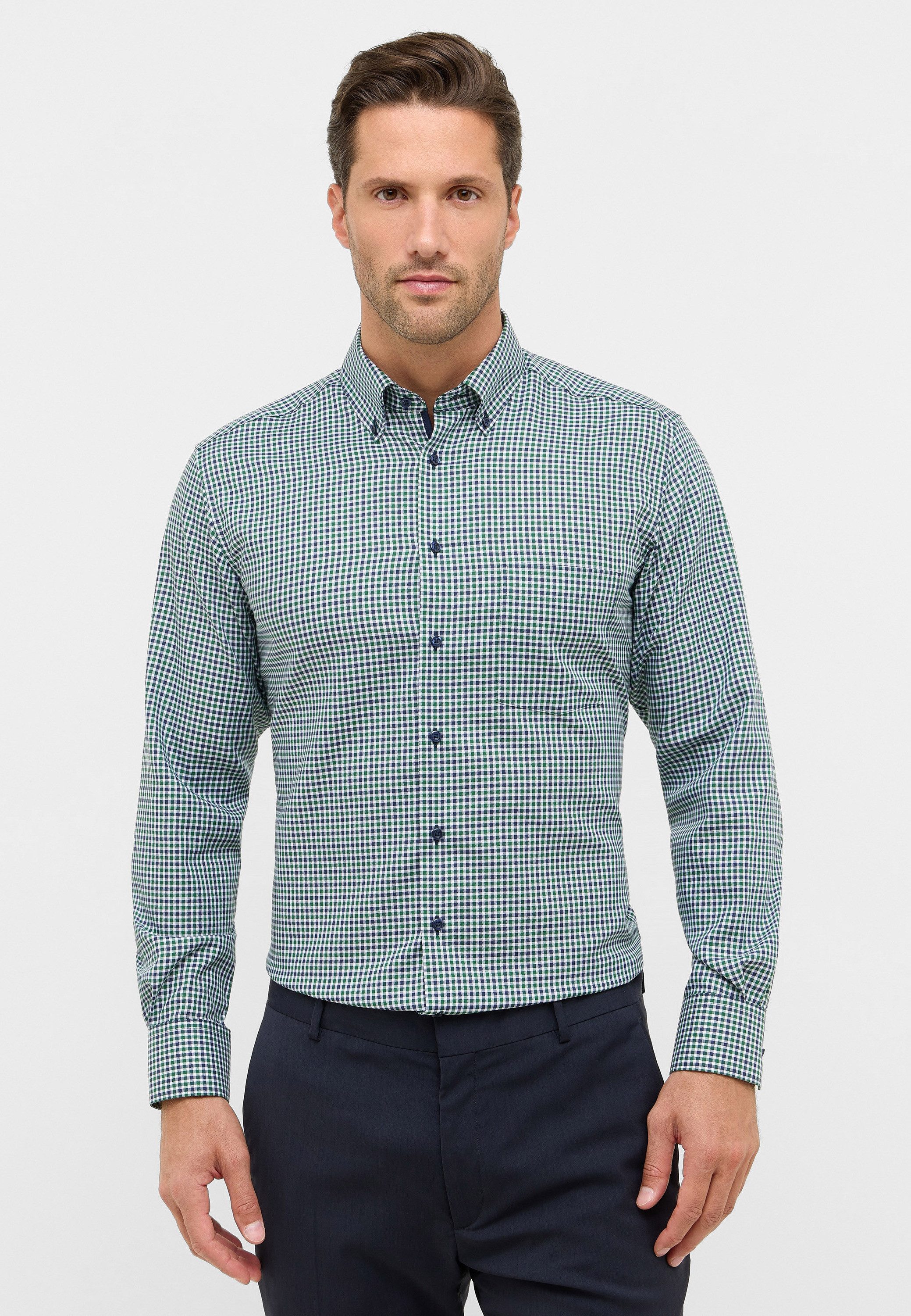 Eterna Langarmhemd MODERN FIT NON IRON günstig online kaufen