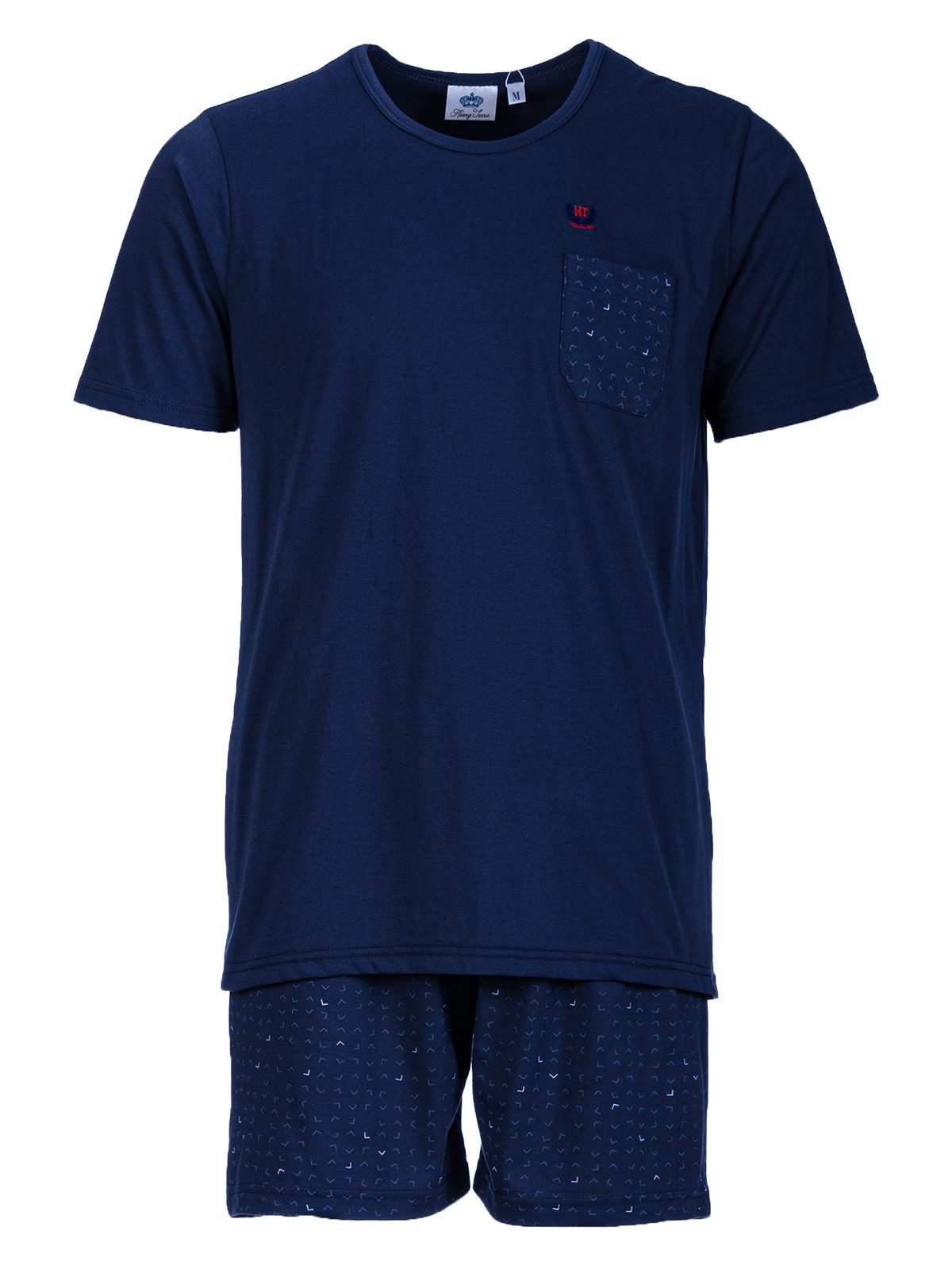 Henry Terre Shorty Paul Graphik Design Pyjama Set Kurz - Shorts – Bild 3 von 5
