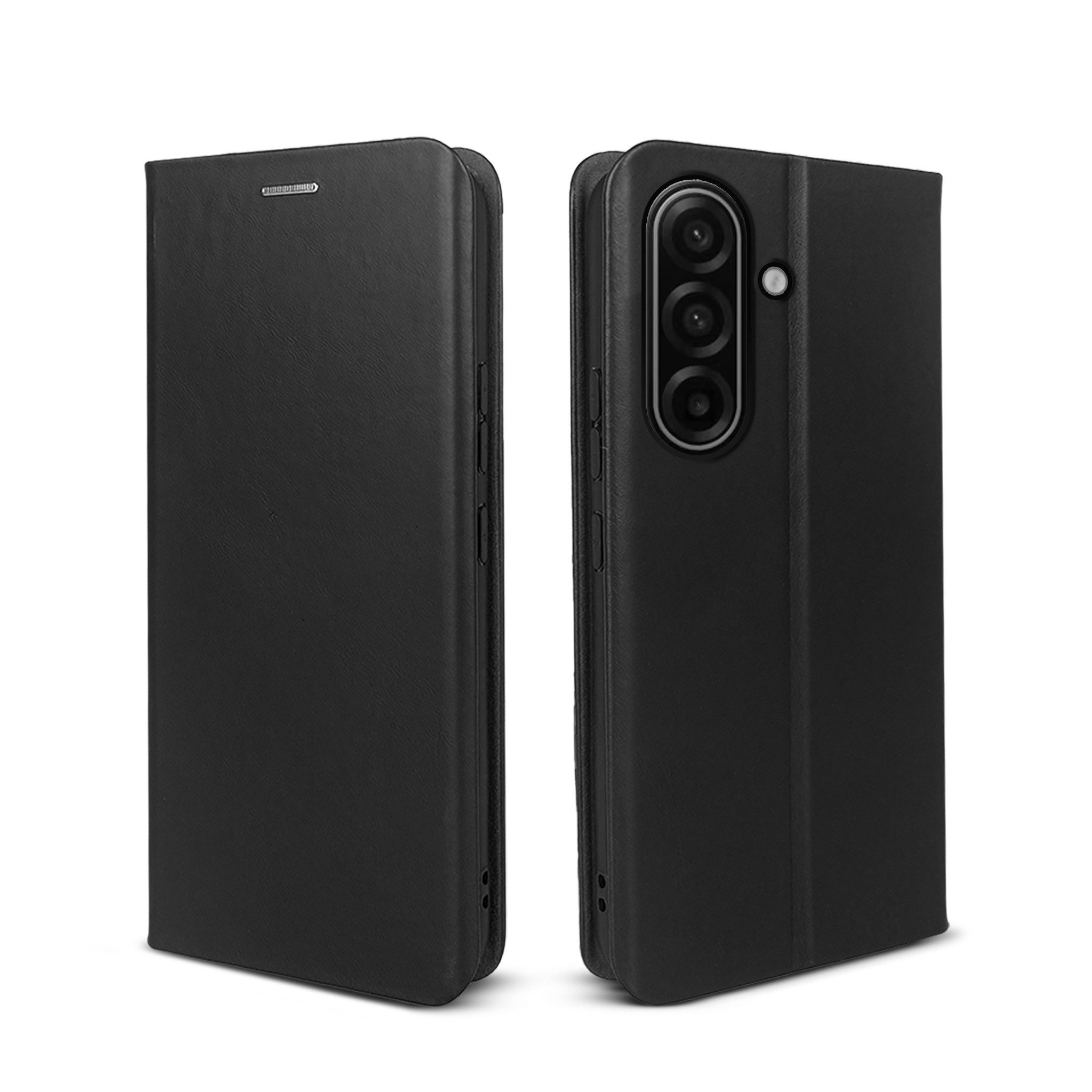 Tec-Expert Handyhülle Echtleder Klapp Hülle für Samsung Galaxy A57 5G 6.7 Zoll, 6.7, Cover Klapphülle Case mit Kartenfach RFID Schutz aufstellbar