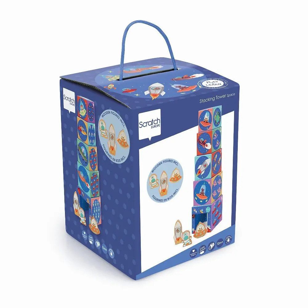 SCRATCH Spiel SCRATCH - Stapelspiel Pyramide Weltraum