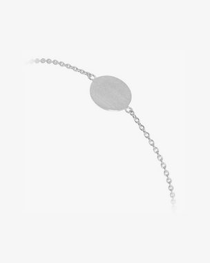 Pernille Corydon Charm-Armband Small Coin Armband Damen 15,5-18,5 cm, Silber 925