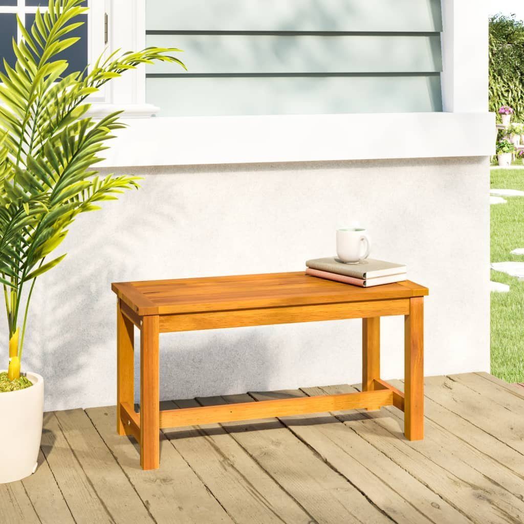 vidaXL Gartenbank Gartenbank 80x35x45 cm Massivholz (1-St)