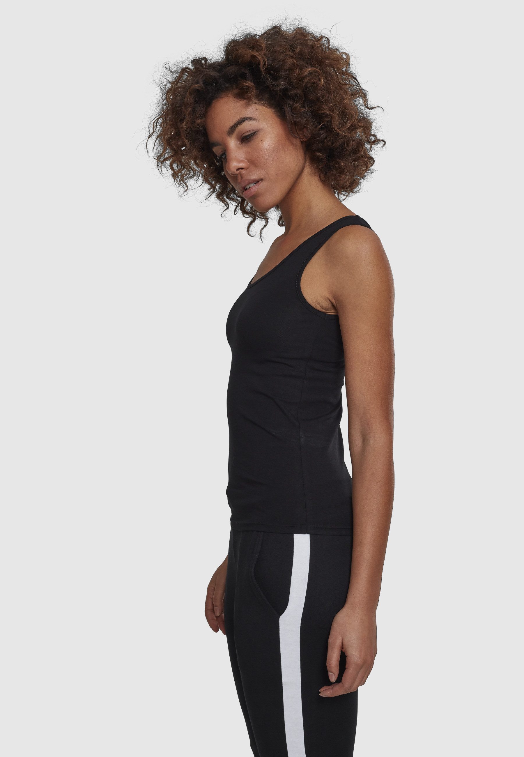 URBAN CLASSICS Muskelshirt Urban Classics Damen Ladies 2-Pack Basic Stretch Top (1-tlg)