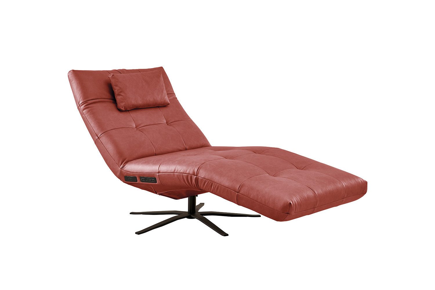 KAWOLA Relaxliege LETICIA, motorisch mit Nackenkissen verschiedene Bezüge und Farben