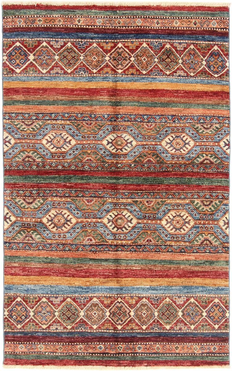 Orientteppich Arijana Shaal 99x159 Handgeknüpfter Orientteppich, Nain Trading, rechteckig, Höhe: 5 mm