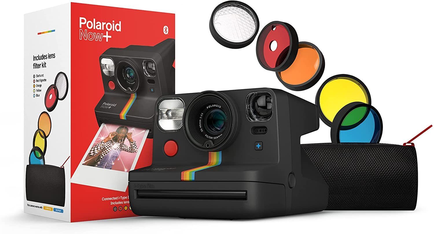 Polaroid NOW+ Sofortbildkamera (1 MP, USB, inkl. set)