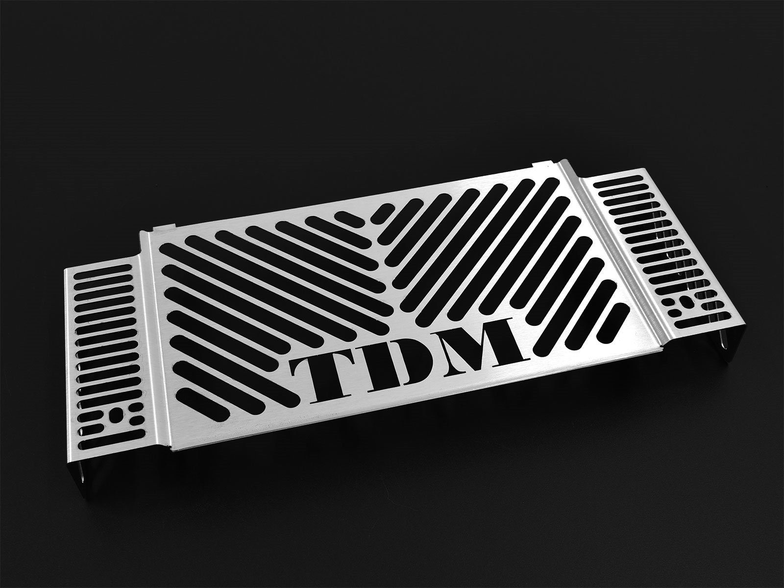 ZIEGER Motorrad-Additiv Kühlerabdeckung für Yamaha TDM 900 Logo silber, Motorradkühlerabdeckung | Kraftstoffadditive