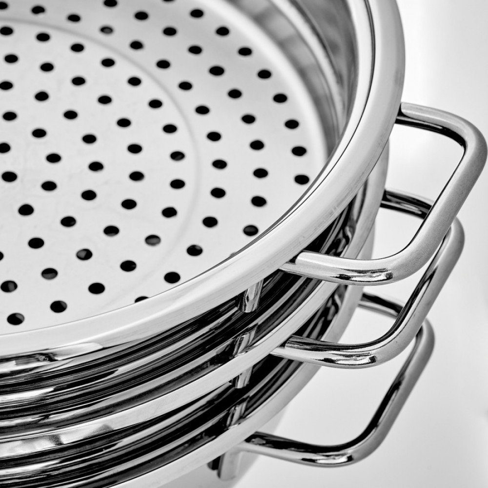 Karaca Topf-Set Love of Kitchen 2-Schicht-Dampfkochtopf