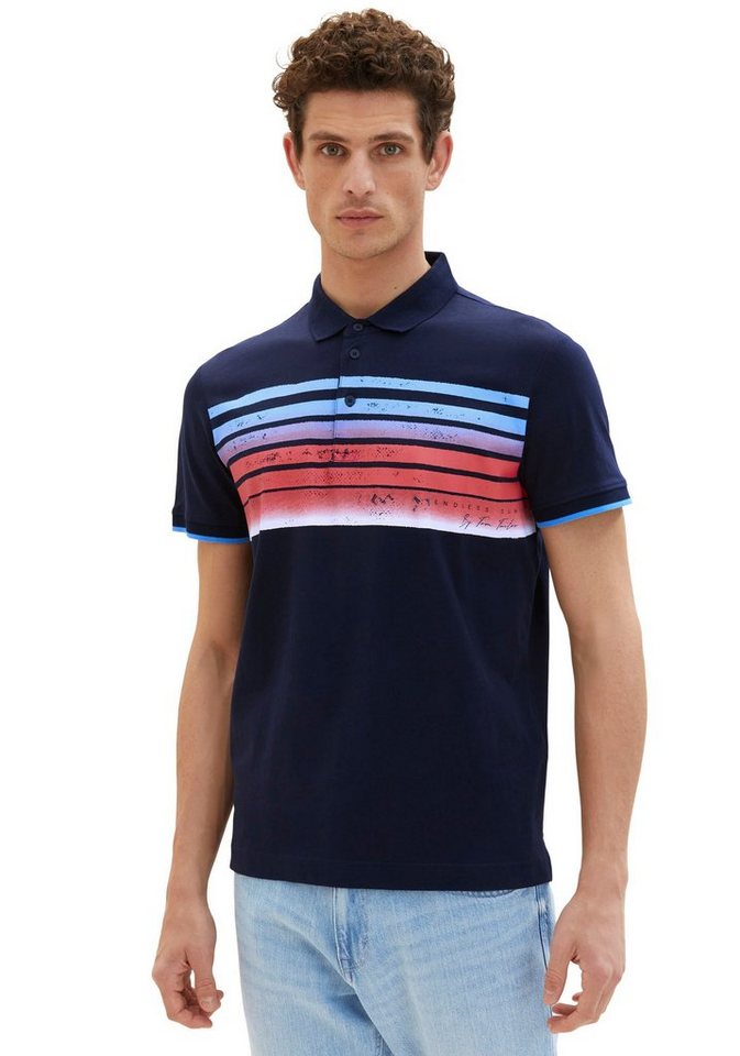 TOM TAILOR Poloshirt mit kontrastfarbenen Details, Eine passende Option  sowohl zu Jeans als auch zu Hosen