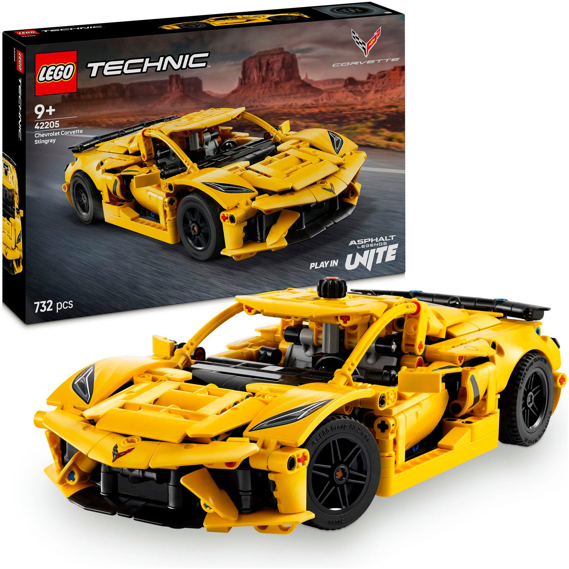 Chevrolet Corvette Stingray (42205), LEGO® Technic Konstruktionsspielsteine