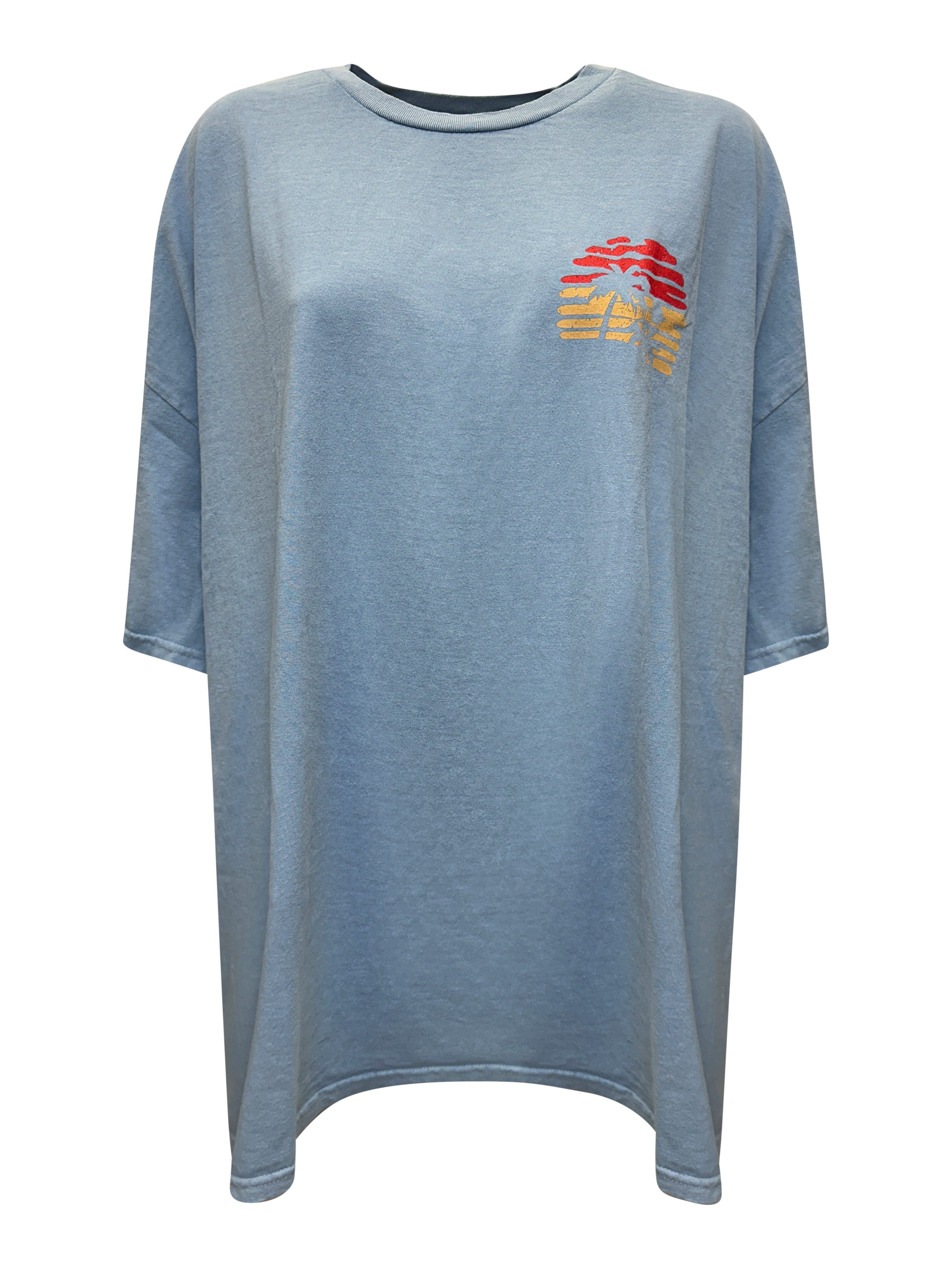 Worldclassca T-Shirt Worldclassca Oversized Print SUNSET T-Shirt lang Somme günstig online kaufen