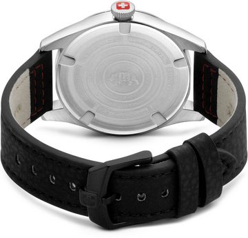 Swiss Military Hanowa Quarzuhr LEAD RANGER, SMWGN0001201, Armbanduhr, Herrenuhr, Schweizer Uhr, Swiss Made, Datum, Saphirglas