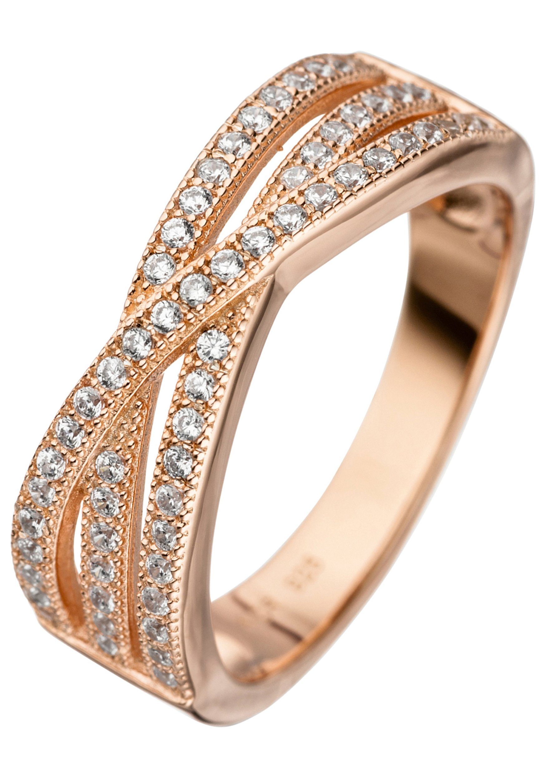 JOBO Fingerring, 925 Silber roségold vergoldet günstig online kaufen