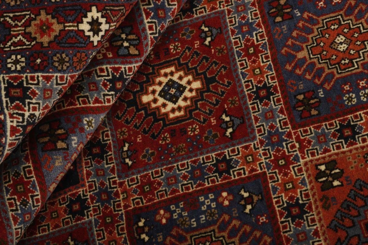 Orientteppich Orientteppich 12 / rechteckig, Handgeknüpfter 151x196 Yalameh Perserteppich, Nain mm Trading, Höhe: