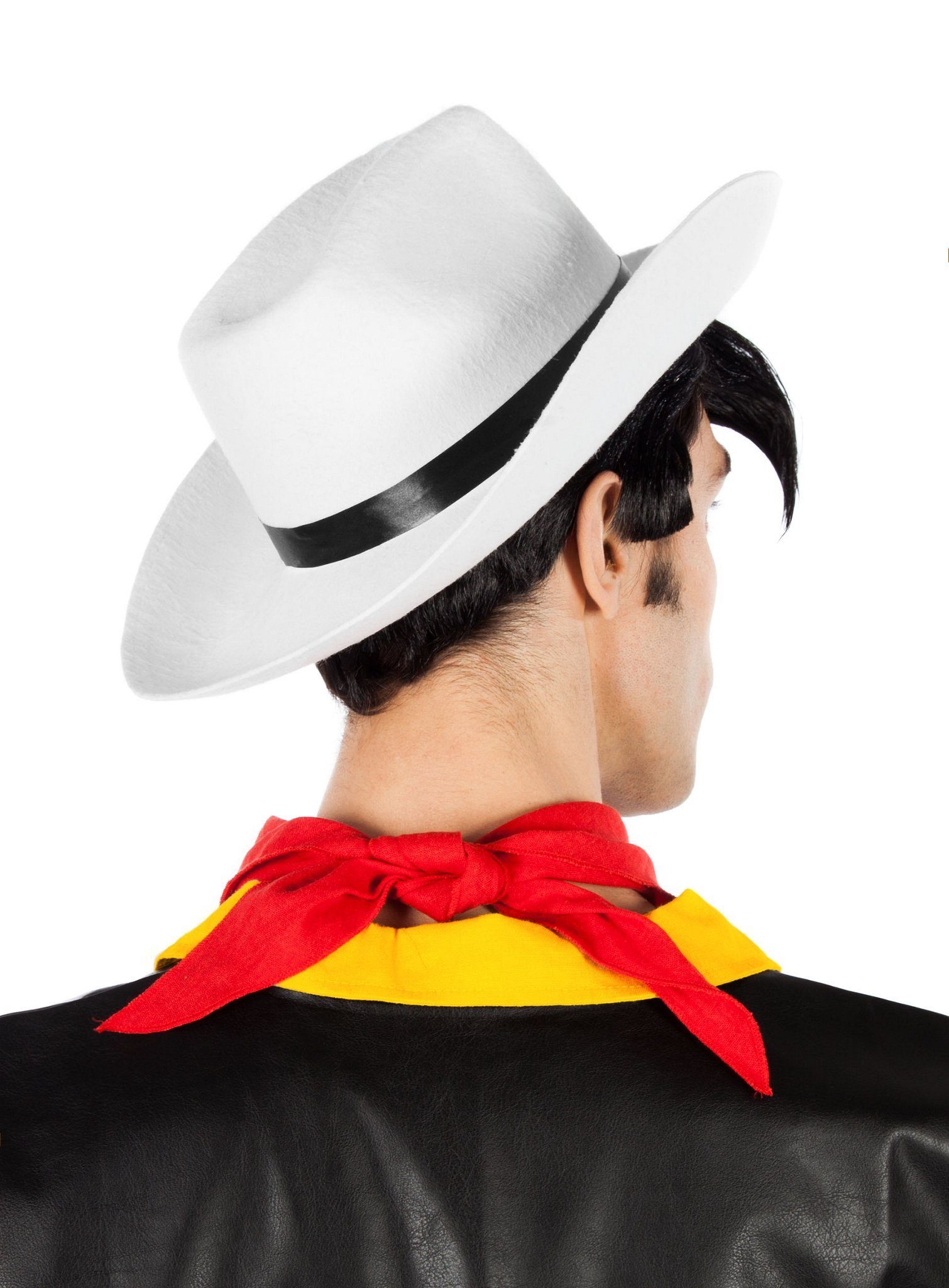 Maskworld Cowboy-Kostüm Lucky Luke Cowboyhut - Fasching Sheriff Dalton, Der passende Cowboyhut für große Westernhelden - original lizenziert!