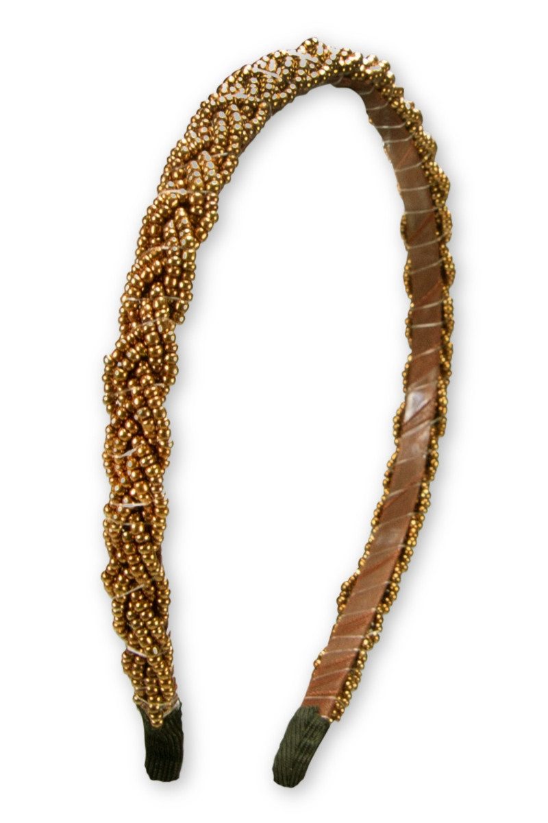 Alpenflüstern Schmuckset Haarreifen - PERLEN-ZOPF