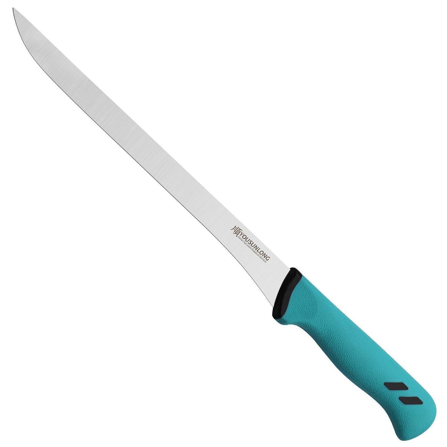 LuxusKollektion Schinkenmesser Schinkenmesser 25cm Zyan