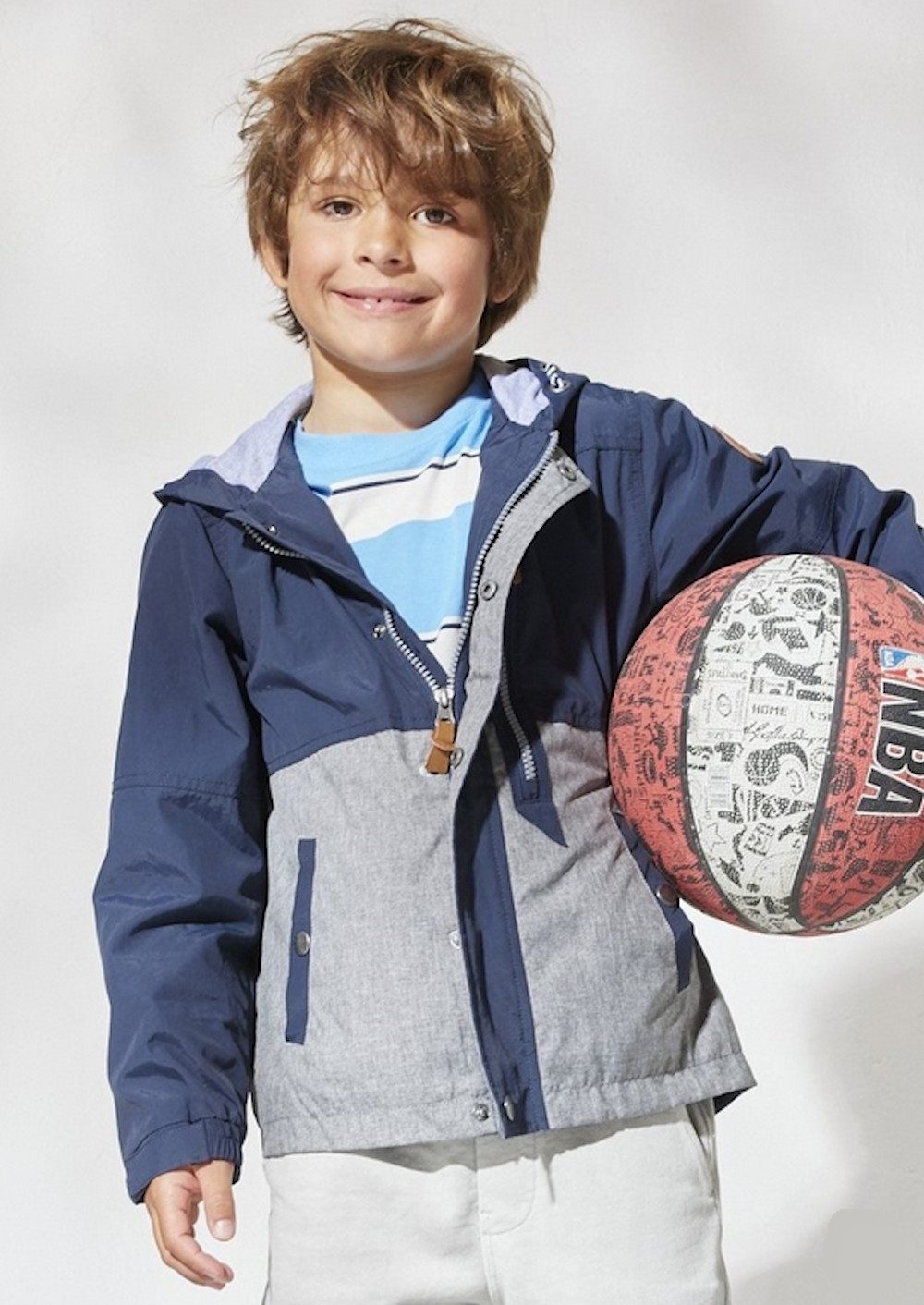 Outburst Funktionsjacke Outburst Jungen Jacke Übergang Frühjahr Sommer marine grau meliert (kein Set)