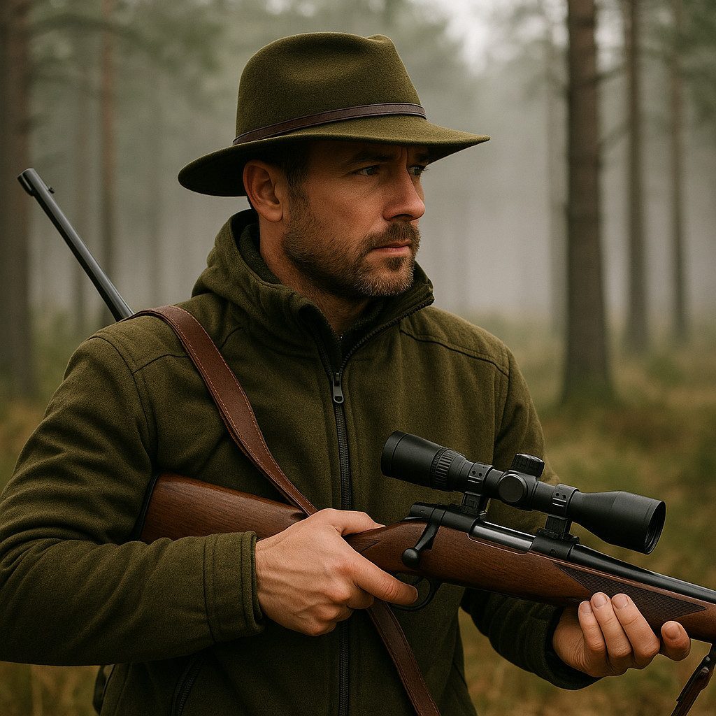 La Chasse® Filzhut Rollhut aus 100% Wolle Wollhut Outdoorhut Oliv/grün von günstig online kaufen