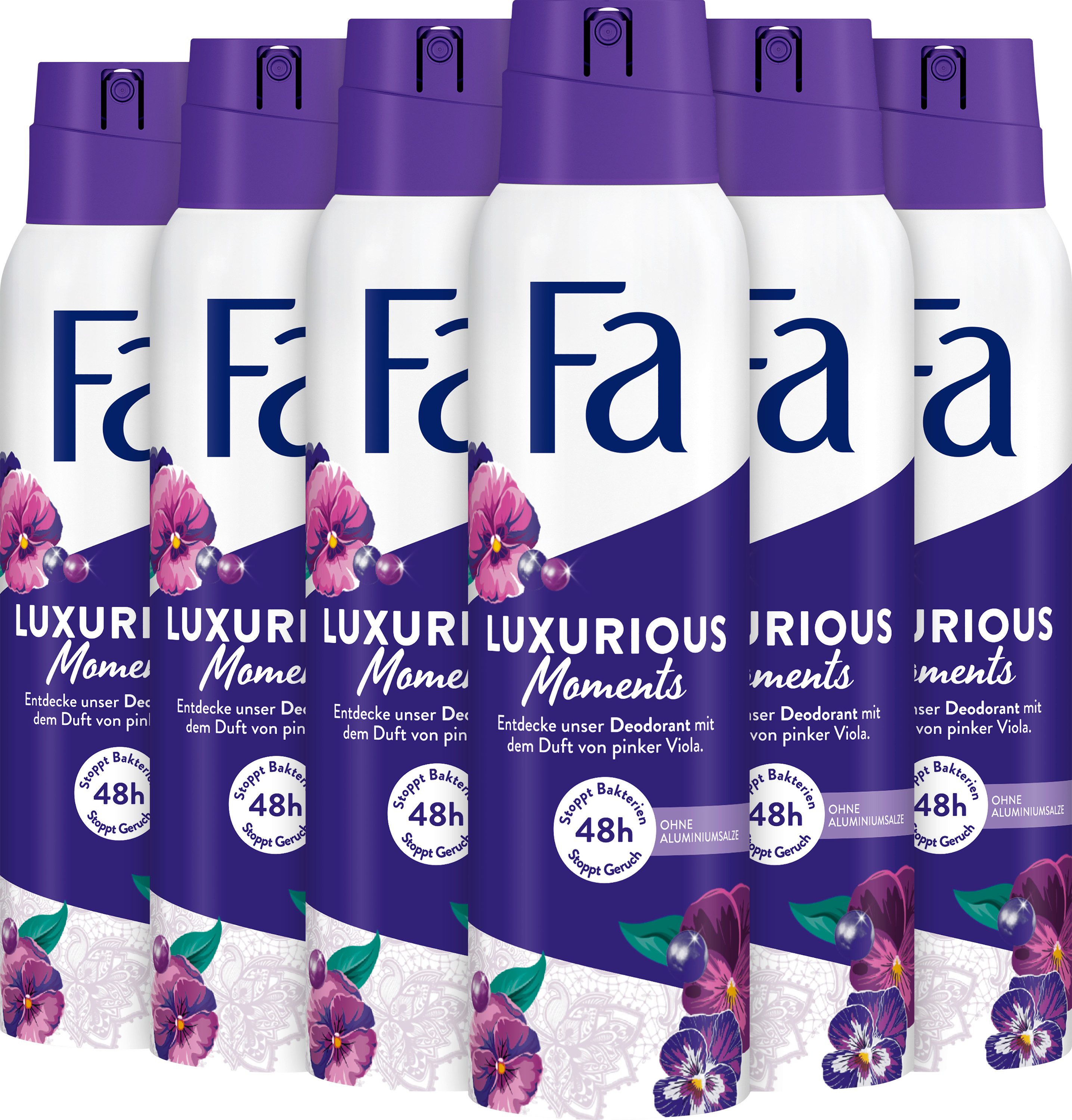 Deo-Spray Luxurious Moments, 6x 150 ml