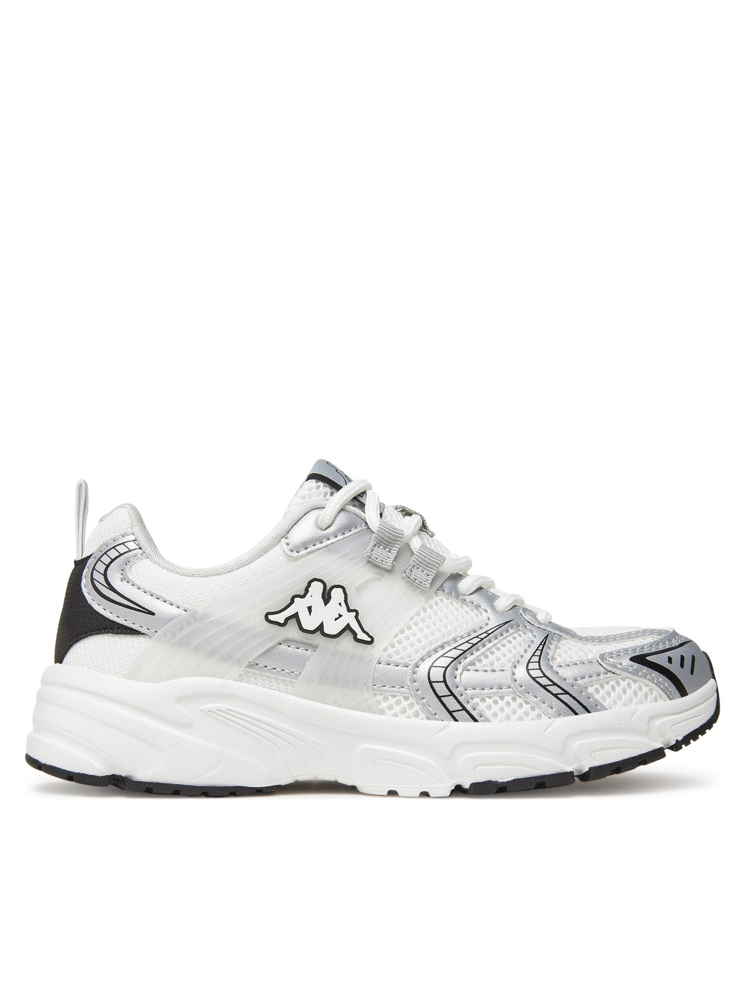 Kappa Kappa Damen-Sneakers Weiß KAPPA-CEO-FC-24095Y Weiß Silber Sneaker