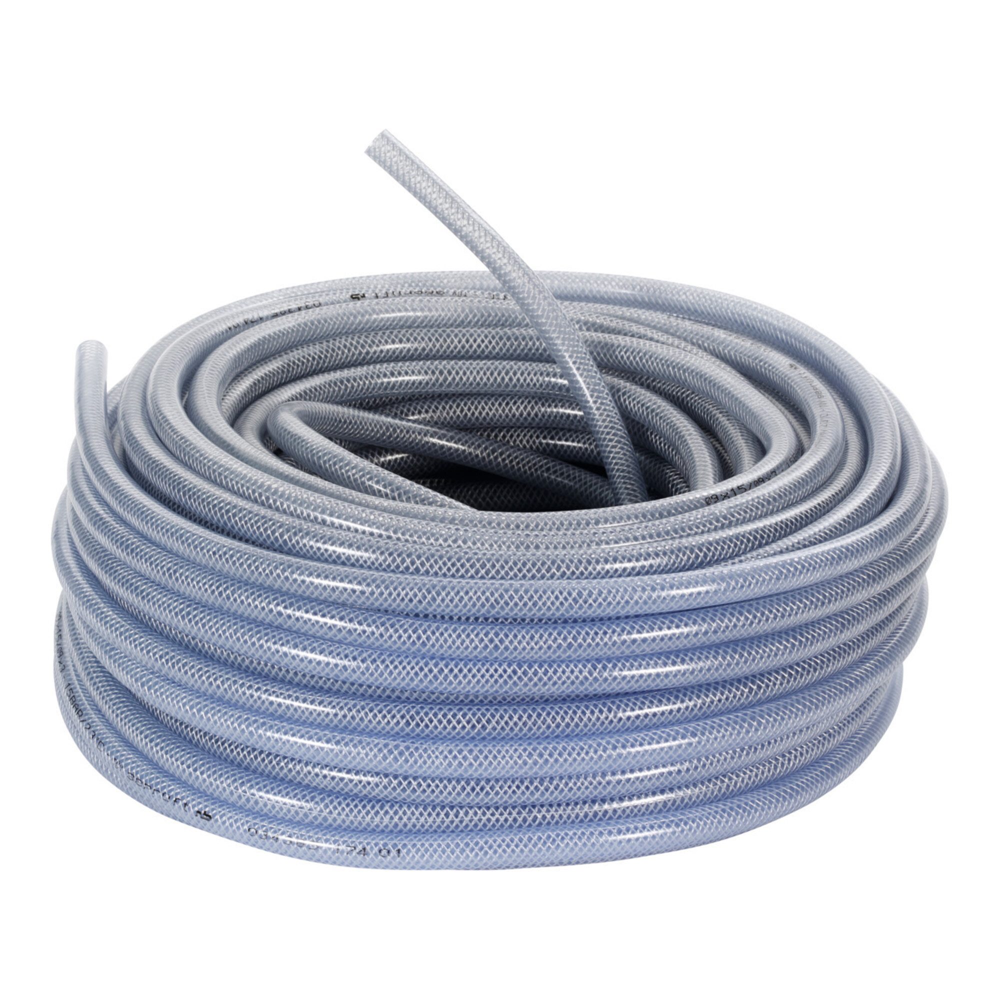 Tricoflex Gartenschlauch Tricoflex Gewebeschlauch transparent, PVC, Länge 50 m, Schlauch Innen-