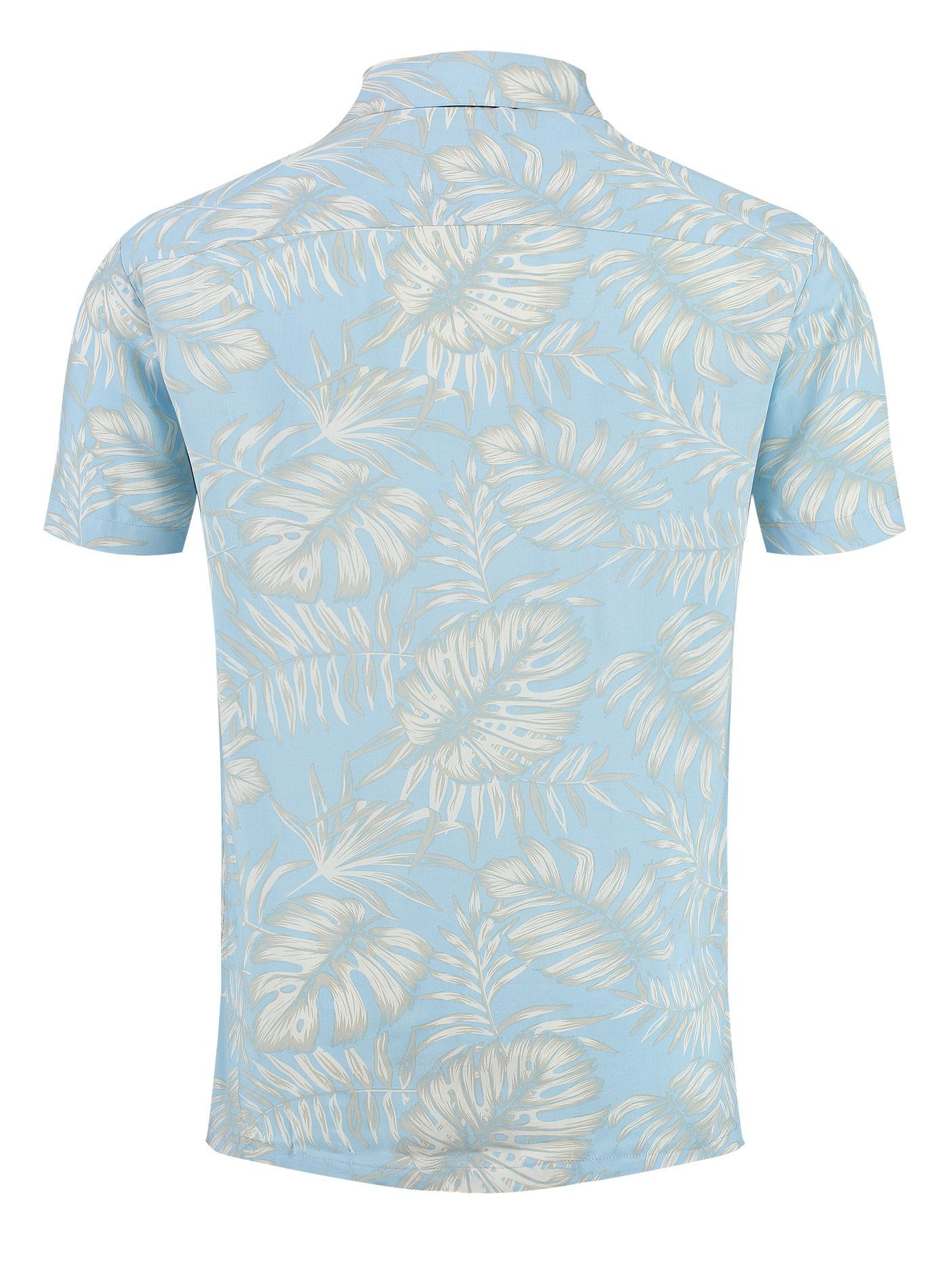 Key Largo Kurzarmhemd MSH HAVANNA 1/2 patterned (1-tlg)