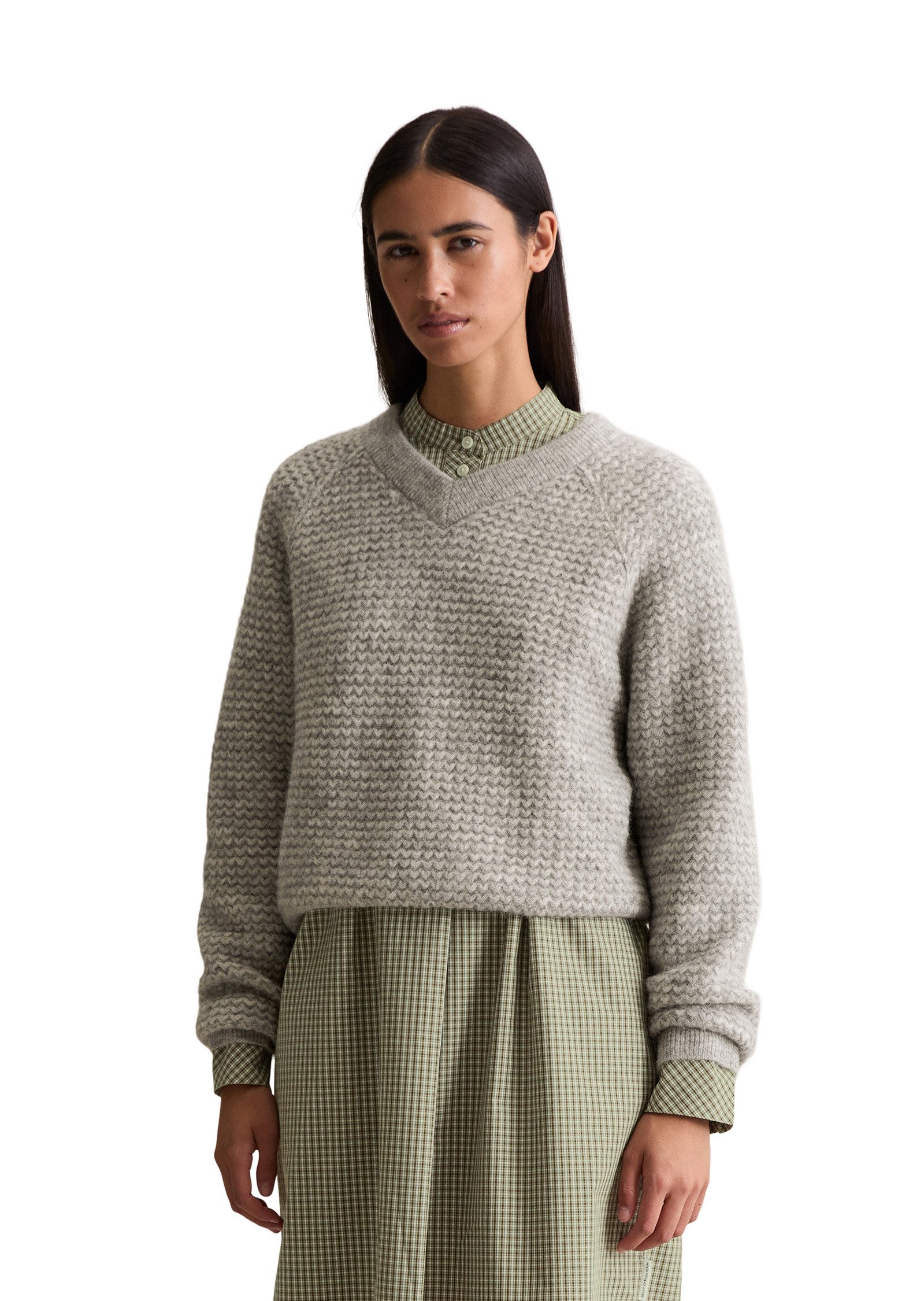 Marc O'Polo DENIM Strickpullover aus weichem Schurwolle-Alpakawolle-Mix günstig online kaufen